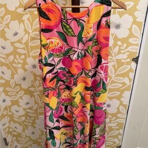 Pappagallo Vibrant Floral Sleeveless Dress